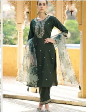 3PCS KURTI PENT DUPATTA