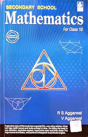 Secondary School Mathematics for Class 10 - CBSE - by R.S. Aggarwal Examination 2026-27 Paperback – 1 March 2026