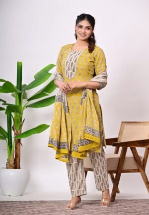 Cotton Suits With Cotton Dupatta in Beautiful Colours