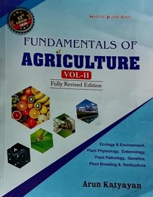 Fundamentals of Agriculture Volume II 12th Edition 2026 English Medium By Arun Katyayan
